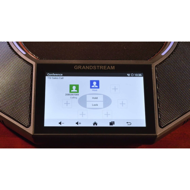 Grandstream GAC2500, 4,3" IPS LCD bar.dotyk. displ., android, 6SIP účtov, 7cestná konf., WiFi, BT,