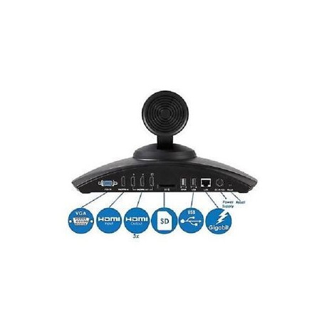 Grandstream GVC3200, SIP, H.323, Android, 9-cestné MCU, FullHD, 12x opt. zoom, WiFi, BT, 3HDMI, USB