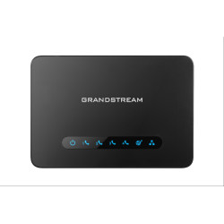 Grandstream HT814 (ATA), 4x FXS, 2 SIP profily, 1x Gbit LAN, NAT router, 3-cestná konf.