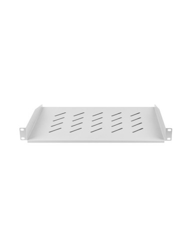 19" PEVNÁ POLICE 1U/483X300MM MAX. NOSNOST DO 25