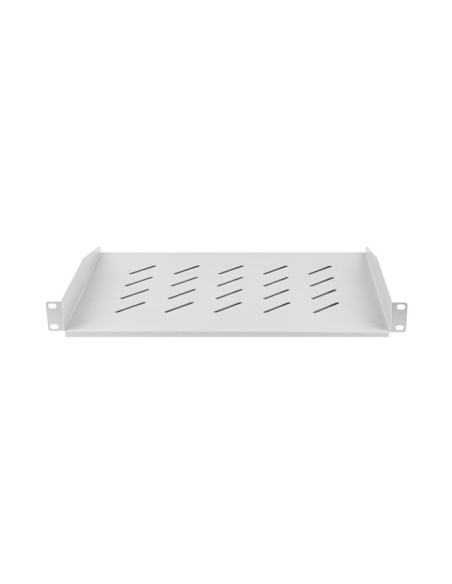 19" PEVNÁ POLICE 1U/483X300MM MAX. NOSNOST DO 25
