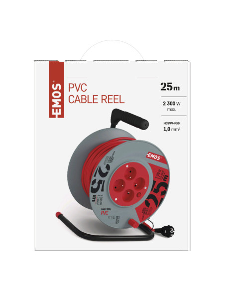 EMOS PVC kábel 25M, 4Z 1,0MM