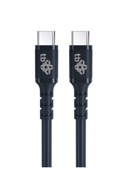 TB USB C - USB C kábel 50cm silicone black