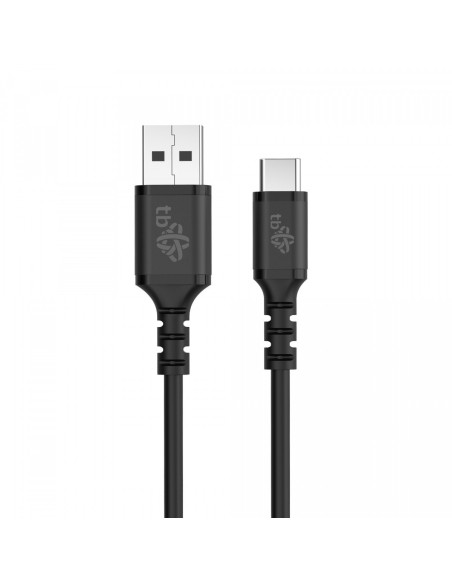 TB USB A - USB C kábel 50 cm silicone black