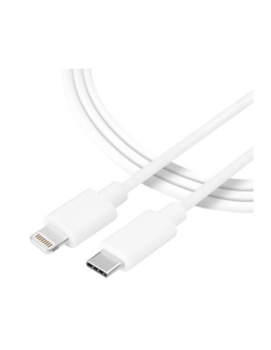 Tactical Smooth Thread Cable USB-C/Lightning 1m White