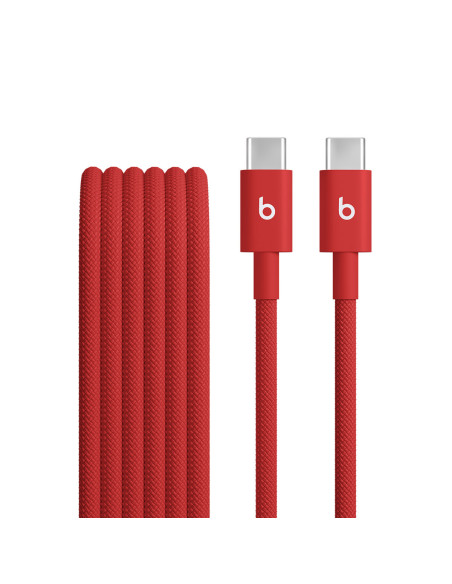 Beats 240W USB-C/USB-C Braided Cable (3m) - Red