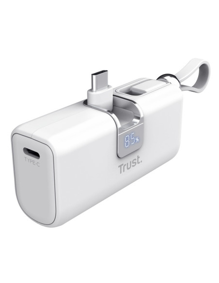 TRUST PACTO 5000 PD POCKET POWERBANK WHT