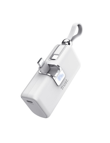 TRUST PACTO 5000 PD POCKET POWERBANK WHT