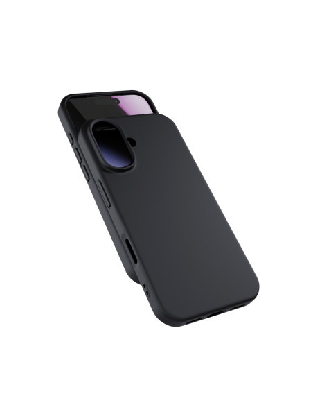 Epico Silicone TPU Mag+ Case iPhone 17 - čierna