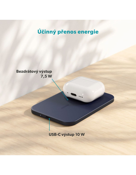 Epico Slim 3000mAh Mag+ powerbanka EM31b - modrá