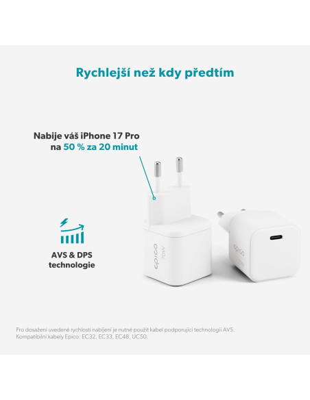 Epico Micro AVS GaN 70W dynamický adaptér EA70b