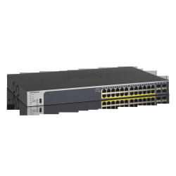 NETGEAR 24-Port Gigabit PoE+ (190W) SmartManaged Pro Switch with 4 SFP Ports