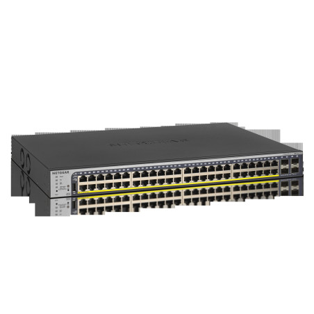 NETGEAR 48-Port Gigabit PoE+ (380W) SmartManaged Pro Switch with 4 SFP Ports