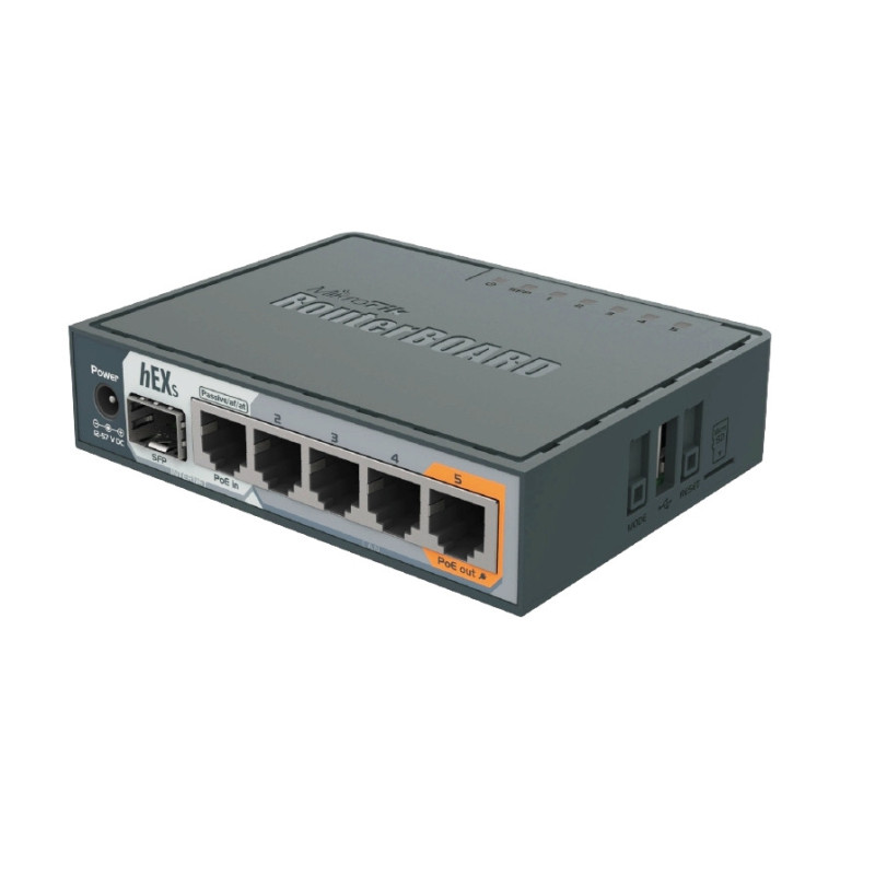 Mikrotik RB760iGS 880MHz, 256MB RAM, 5x LAN, ROS L4