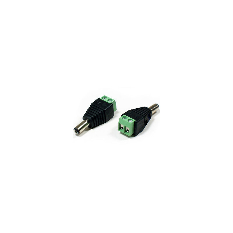 DCSV21 DC napájací konektor 2.1mm so svorkovnicou - male