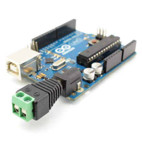 DCSV21 DC napájací konektor 2.1mm so svorkovnicou - male