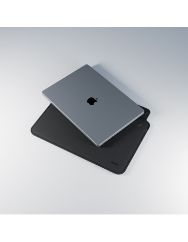 Epico Leather Sleeve MacBook Pro 16" - čierna