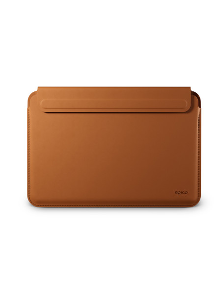 Epico Leather Sleeve MacBook Pro 13,3"/Air 13,6" - hnedá