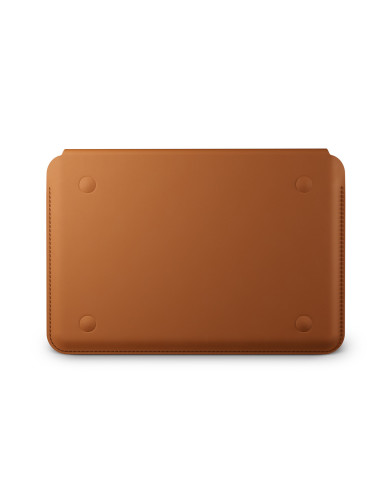 Epico Leather Sleeve MacBook Pro 13,3"/Air 13,6" - hnedá