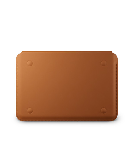Epico Leather Sleeve MacBook Pro 13,3"/Air 13,6" - hnedá