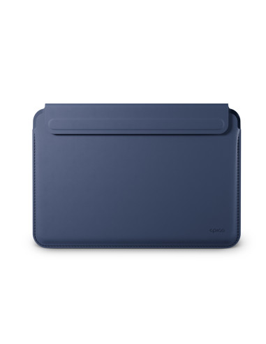 Epico Leather Sleeve MacBook Pro 13,3"/Air 13,6" - tmavo modrá