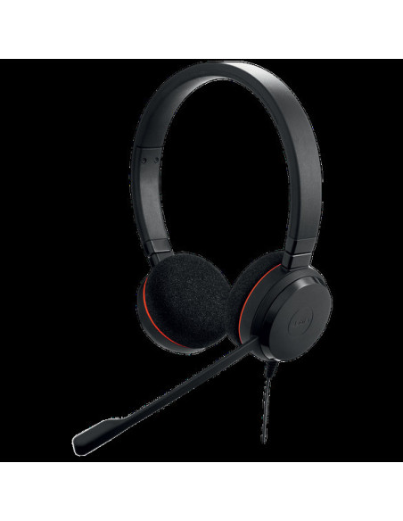 Jabra Evolve 20/Stereo/USB-C/Drôt/MS/Čierna