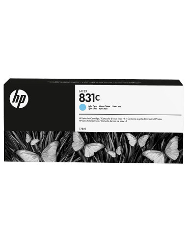 HP 831C ink. latex, 775 ml - svetlo azúrová