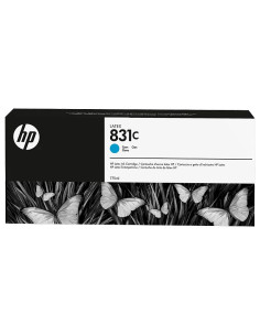 HP 831C atramentová náplň azúrová, CZ695A