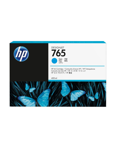 HP 765 Designjet azúrová (400 ml), F9J52A