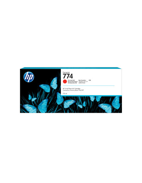 HP 774 Designjet červená (775 ml), P2W02A
