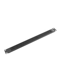 LANBERG 19" KEFÁČOVÝ PANEL 1U ČIERNY AK-1101-B