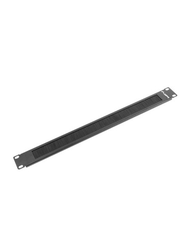 LANBERG 19" KEFÁČOVÝ PANEL 1U ČIERNY AK-1101-B