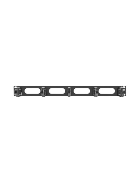 LANBERG19" PANEL PRO SPRÁVU KÁBLOV 5 KRÚŽKOV - TYP B 1U ČIERNY