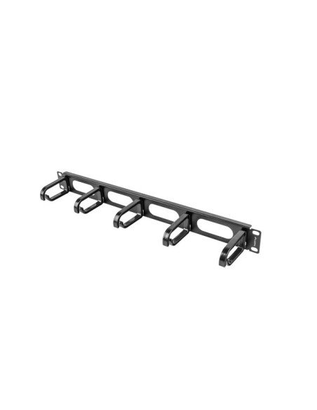 LANBERG19" PANEL PRO SPRÁVU KÁBLOV 5 KRÚŽKOV - TYP B 1U ČIERNY