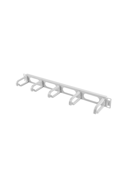 LANBERG 19" PANEL PRO SPRÁVU KÁBLOV 5 KRÚŽKOV - TYP B 1U ŠEDÝ
