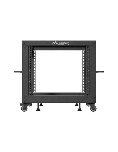 LANBERG OTVORENÝ RACK 9U 19" 600X600-1100 NASTAVITEĽNÝ ČIERNY