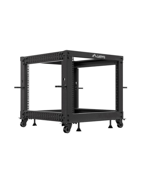 LANBERG OTVORENÝ RACK 9U 19" 600X600-1100 NASTAVITEĽNÝ ČIERNY