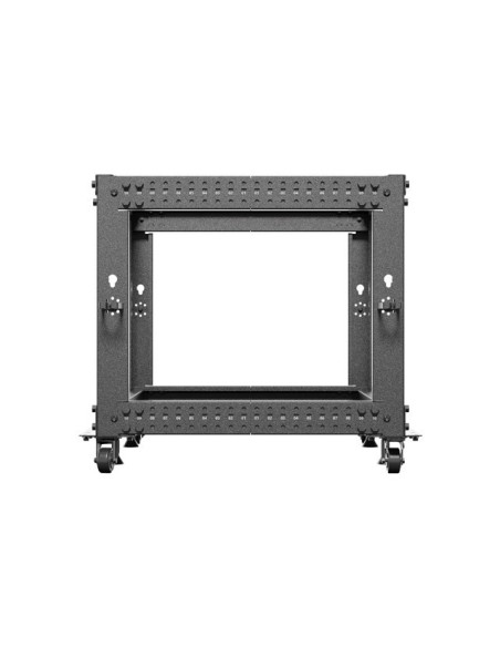 LANBERG OTVORENÝ RACK 9U 19" 600X600-1100 NASTAVITEĽNÝ ČIERNY