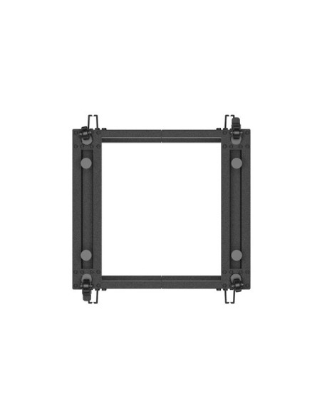 LANBERG OTVORENÝ RACK 9U 19" 600X600-1100 NASTAVITEĽNÝ ČIERNY