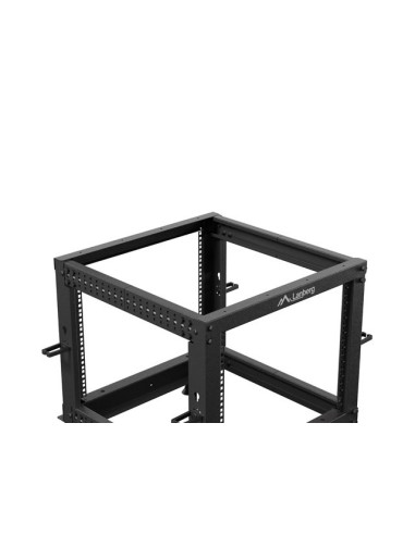 LANBERG OTVORENÝ RACK 9U 19" 600X600-1100 NASTAVITEĽNÝ ČIERNY