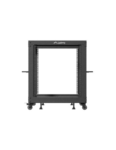 LANBERG OTVORENÝ RACK 12U 19" 600X600-1100 NASTAVITEĽNÝ ČIERNY