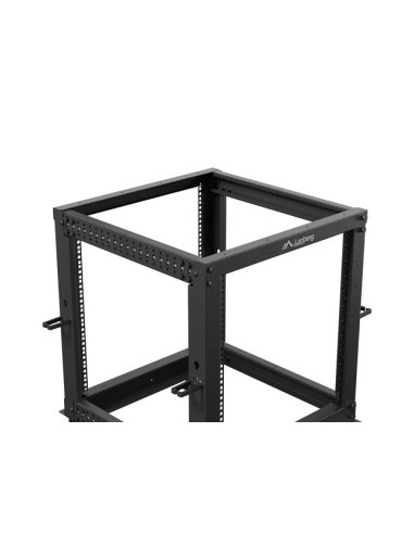 LANBERG OTVORENÝ RACK 12U 19" 600X600-1100 NASTAVITEĽNÝ ČIERNY