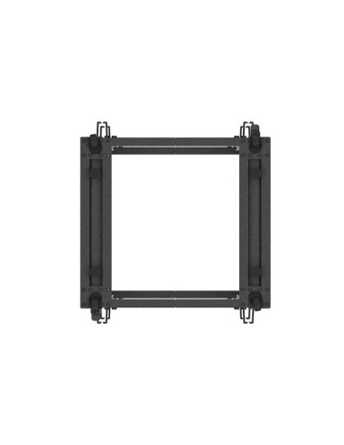 LANBERG OTVORENÝ RACK 15U 19" 600X600-1100 NASTAVITEĽNÝ ČIERNY