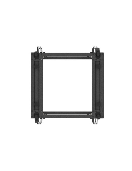 LANBERG OTVORENÝ RACK 15U 19" 600X600-1100 NASTAVITEĽNÝ ČIERNY