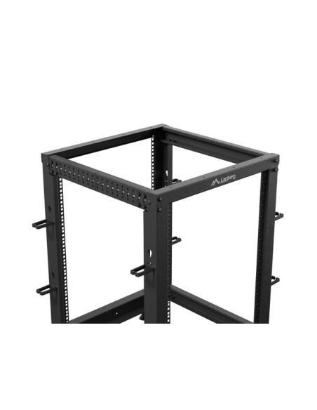 LANBERG OTVORENÝ RACK 15U 19" 600X600-1100 NASTAVITEĽNÝ ČIERNY