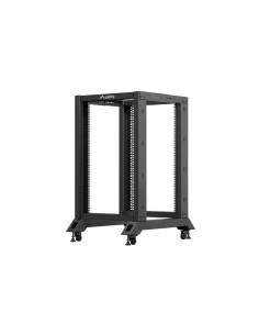 LANBERG OTVORENÝ RACK 18U 600X800 ČIERNY