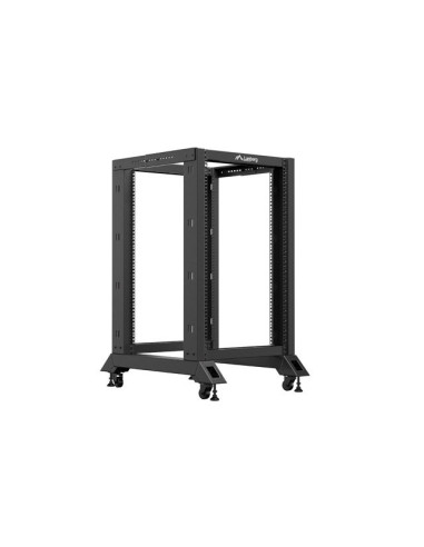 LANBERG OTVORENÝ RACK 18U 600X800 ČIERNY