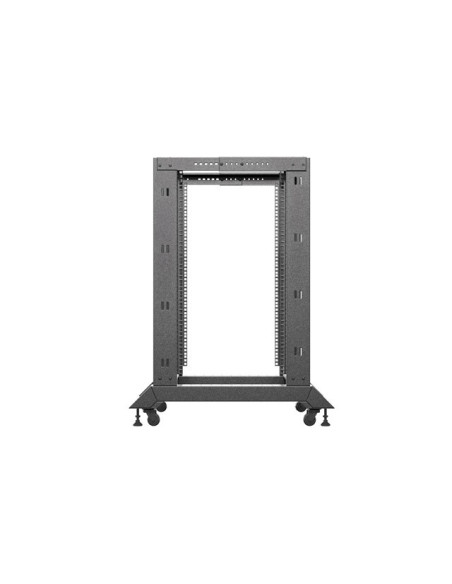 LANBERG OTVORENÝ RACK 18U 600X800 ČIERNY