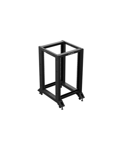 LANBERG OTVORENÝ RACK 18U 600X800 ČIERNY
