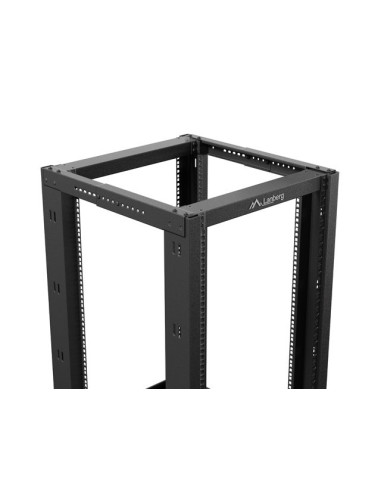 LANBERG OTVORENÝ RACK 18U 600X800 ČIERNY